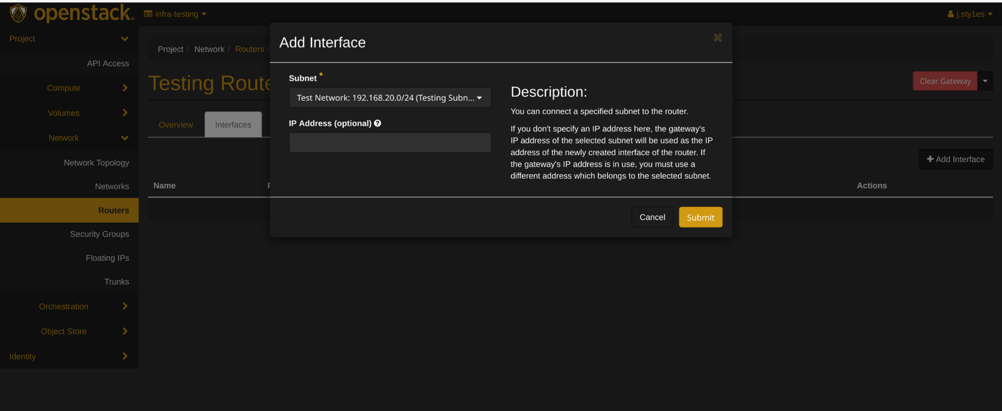 Select Internal Network